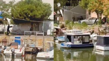 Balık&ccedil;ı Barınağında Silahlı &Ccedil;atışma