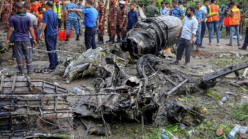 Bangladeş’te Uçak Okul Yerleşkesine Düştü: 27 Kişi Hayatını Kaybetti