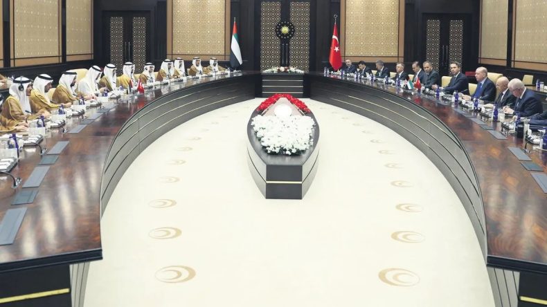 Başkan Erdoğan, BAE Devlet Başkanı Al Nahyan’ı Beştepe’de ağırladı: Her alanda ciddi mesafe kat ettik
