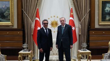 Başkan Erdoğan Hamdi Ulukaya'yı Ağırladı