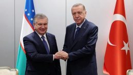 Başkan Erdoğan, Özbekistan Cumhurbaşkanı Mirziyoyev ile Görüştü
