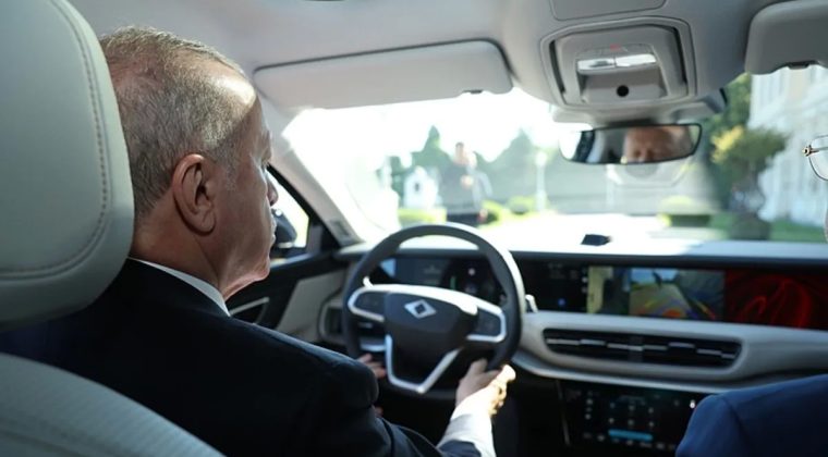 Başkan Erdoğan, Togg'un Yeni T10F Modelini Test Etti