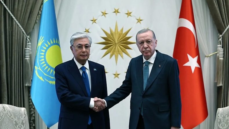 Başkan Erdoğan ve Kazakistan Cumhurbaşkanı Tokayev'in Ortak Basın Toplantısı