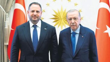 Başkan Erdoğan Yermak&rsquo;ı kabul etti