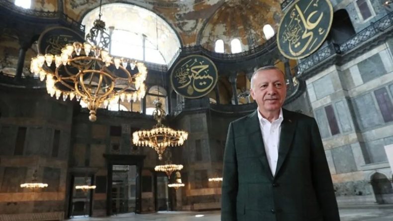 Başkan Erdoğan'dan Ayasofya paylaşımı: Rabbime sonsuz şükürler olsun