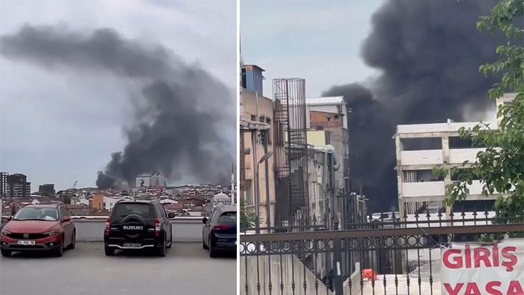 Bayrampaşa'da İş Yeri Yangını