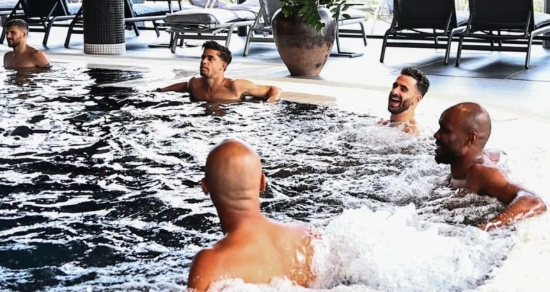 Beşiktaş, Salonda ve Havuzda Antrenman Yaptı!