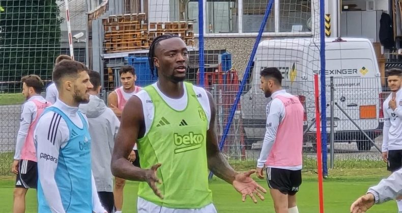 Beşiktaş'ta Yeni Transfer Tammy Abraham, Takımla İlk İdmanına Çıktı