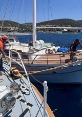 Bodrum a&ccedil;ıklarında can pazarı! Su alan teknedeki 6 kişi kurtarıldı