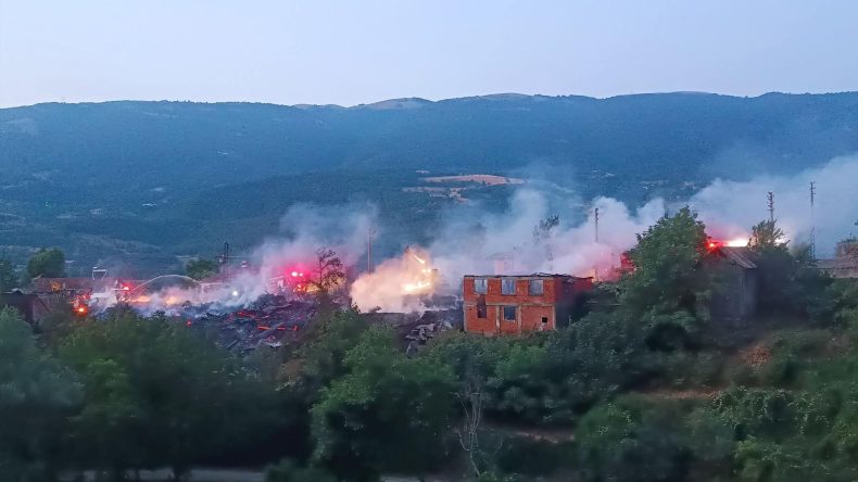 Bolu'da Bir Köyde Gece Yarısı Şok Olay