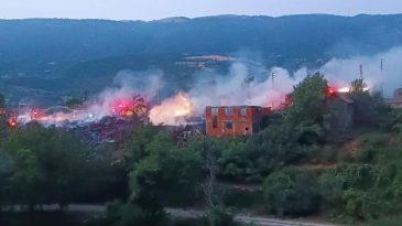 Bolu'da K&ouml;yde Yangın Faciası: 2 Ev ve 10 Samanlık Alevlere Teslim Oldu!