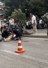 Bursa'da Feci Motosiklet Kazası: 1 &Ouml;l&uuml;, 2 Ağır Yaralı
