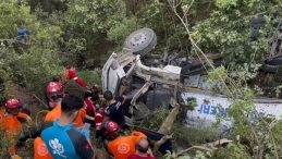 Bursa'da Orman Yangınına Müdahale İçin Giden Su Tankeri Uçuruma Düştü: 1 Ölü, 2 Yaralı