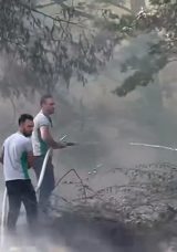 Bursa'da Ormanlık Alanda Yangın S&ouml;nd&uuml;r&uuml;ld&uuml;!