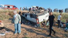İşçi Servisi Kaza Yaptı: 15 Yaralı