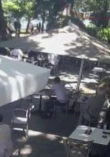 &Ccedil;ınardan Kopan Dal Hayat Aldı: Korkun&ccedil; Anlar Kameralara Yansıdı!