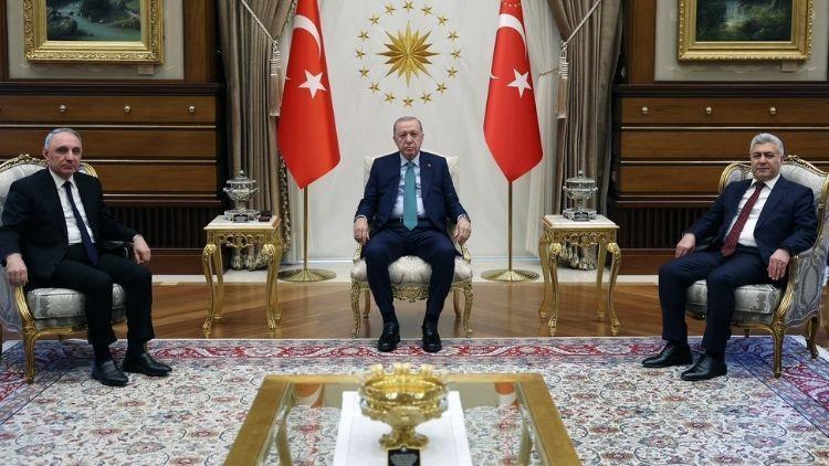 Cumhurbaşkanı Erdoğan, Azerbaycan Başsavcısı Kamran Aliyev ile Bir Araya Geldi