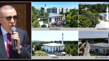 Cumhurbaşkanı Erdoğan: Camilerimiz Sel&ccedil;uklu zarafetini taşıyor