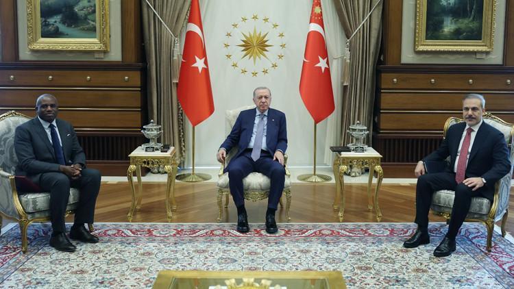 Cumhurbaşkanı Erdoğan, İngiltere Dışişleri Bakanı Lammy'yi Ağırladı