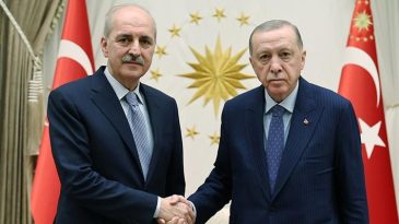 Cumhurbaşkanı Erdoğan, TBMM Başkanı Kurtulmuş ile G&ouml;r&uuml;şt&uuml;
