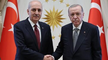 Cumhurbaşkanı Erdoğan, TBMM Başkanı Kurtulmuş'u Kabul Etti