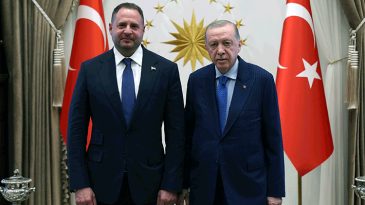 Cumhurbaşkanı Erdoğan, Ukrayna'nın Devlet Başkanlığı Ofisi Başkanı ile Bir Araya Geldi