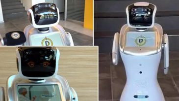 Demir&ouml;ren Medya ve Teknoloji Lisesi'nde Robot ile Tanıtım S&uuml;reci Başladı