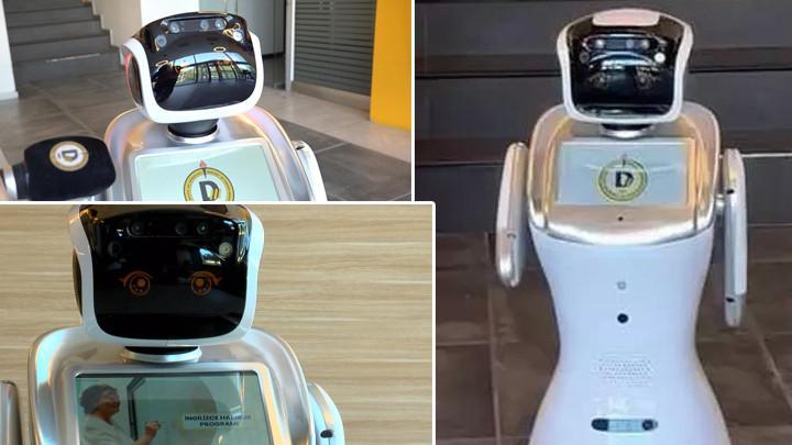 Demirören Medya ve Teknoloji Lisesi'nde Robot ile Tanıtım Süreci Başladı