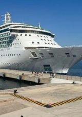 Dev kruvaziyer 2 bini aşkın ABD&rsquo;li turistle Bodrum&rsquo;a geldi