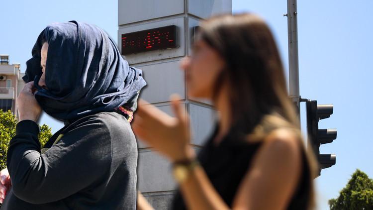 Dün rekor kırıldı, bugün termometreler 48 dereceyi buldu! | Bir şehir kavruluyor, sahiller ıssızlaştı