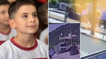 D&uuml;zce'de feci kaza! Hafriyat kamyonunun &ccedil;arptığı otomobilden fırlayan Enes, hayatını kaybetti