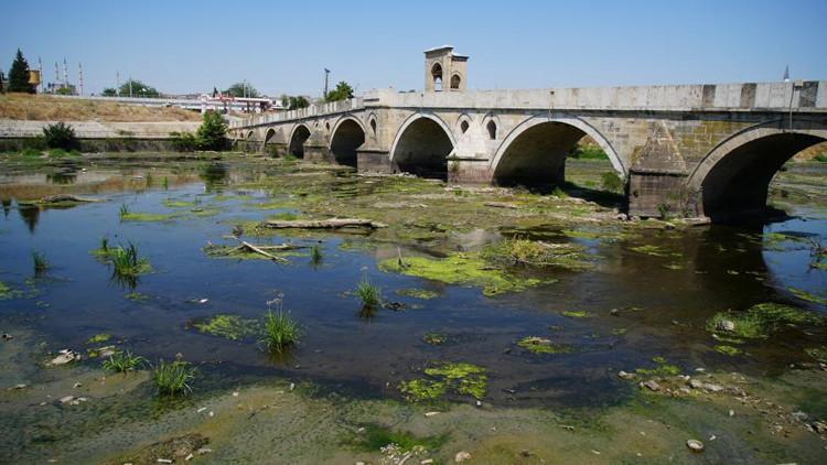 Edirne'de Tunca Nehri'nde Su Kıtlığı Tehlikesi!