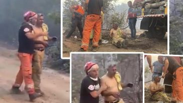 Eskişehir'deki orman yangınında d&uuml;n yaralanan orman iş&ccedil;isi yoğun bakıma alındı