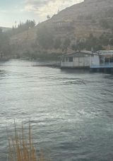 Fırtına Fırat Nehri &Uuml;zerindeki Restoranı S&uuml;r&uuml;kledi!