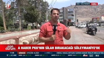 A Haber PKK'nın Silah Bırakacağı S&uuml;leymaniye'de! İşte B&ouml;lgede Son Durum