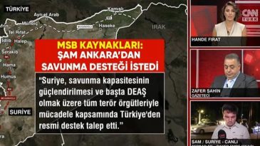 Hande Fırat, Ankara'nın Şam'a vereceği askeri desteğin detaylarını canlı yayında a&ccedil;ıkladı