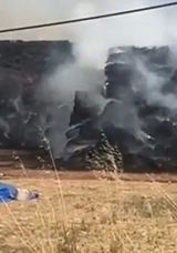 Hayrabolu'da Korkutan Yangın! "Bin 500 Saman Balyası K&uuml;l Oldu"