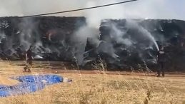 Hayrabolu'da Korkutan Yangın! "Bin 500 Saman Balyası Kül Oldu"
