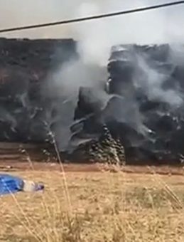 Hayrabolu'da Korkutan Yangın! "Bin 500 Saman Balyası Kül Oldu"
