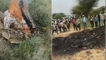 Hindistan&rsquo;da Askeri Jet Kazası: İki Kişi Hayatını Kaybetti