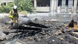 Hurdalık Alanda Meydana Gelen Yangın Korkuya Neden Oldu