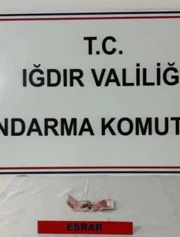 Iğdır’da Jandarma’dan Uyuşturucu Operasyonu: 5 Şüpheli, 1’i Tutuklandı