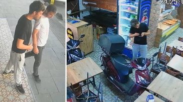 İki Kardeşten Telefon Hırsızlığı: Biri Bekledi Diğeri &Ccedil;aldı