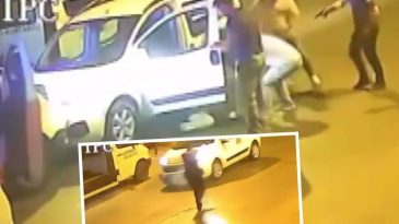 İstanbul'da Polisi Alarma Ge&ccedil;iren Ara&ccedil;! Lastiklerine Sıktılar, Takviye Ekiple Yere Yatırıp G&ouml;zaltına Aldılar
