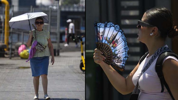 İstanbul'da Sıcak Hava Etkisiyle Sahil ve Parklar Dolu