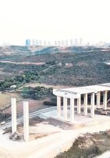 Kanal İstanbul'un İlk K&ouml;pr&uuml;s&uuml; 110 Metreye Ulaştı