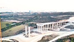 Kanal İstanbul'un İlk Köprüsü 110 Metreye Ulaştı