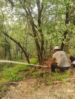Karabük’teki Orman Yangını Nedeniyle Bazı Yerleşim Yerleri Boşaltıldı