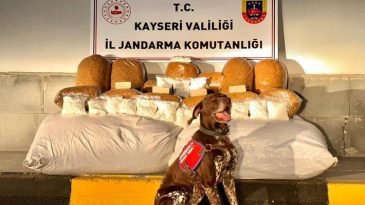 Kayseri'de Yolcu Otob&uuml;s&uuml;nde 450 Kilogram Ka&ccedil;ak T&uuml;t&uuml;n Ele Ge&ccedil;irildi