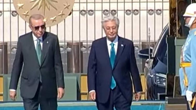 Kazakistan Cumhurbaşkanı Ankara'da